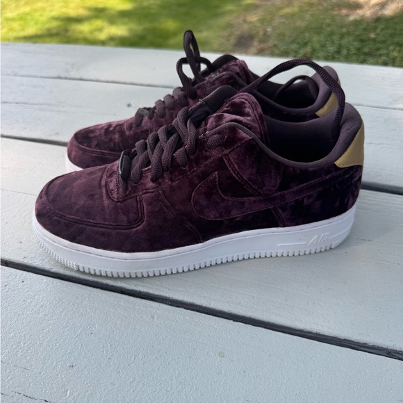 Nike Air Force 1 Velvet Rare Women’s S/ 9 Men’sS/8 - Picture 7 of 14